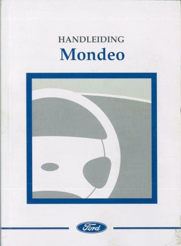 1999 Ford Mondeo instructieboekje handleiding Nederlands., Verzenden