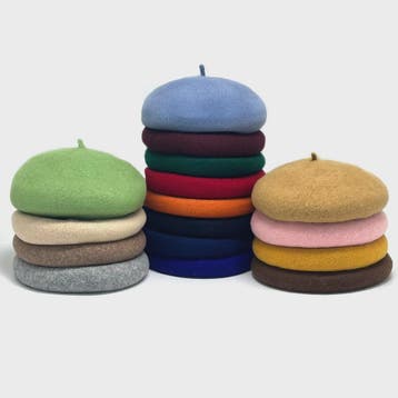 Dames Baret Hoed - Vintage Wol Baret Cap voor Herfst & Winte, Verzenden