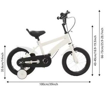 14 Inch Kinderfiets Met Zijwielen Verstelbaar Zadel En Stuur, Verzenden, Nieuw