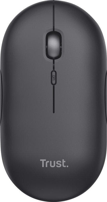 Compacte muis Trust PUCK WIRELESS MOUSE BLACK (Elektronica), Computers en Software, Toetsenborden, Nieuw, Verzenden