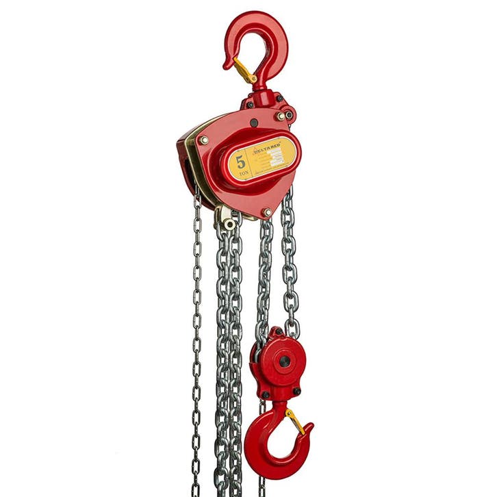 Handtakel Delta Red 5 ton 10 meter, Doe-het-zelf en Verbouw, Lieren en Takels, Nieuw, Verzenden