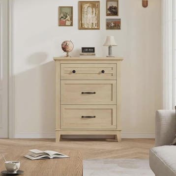 Moderne Ladekast van MDF - 74x40x75cm - Slaapkamer Commode m, Verzenden, Nieuw