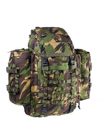 KL landmacht veldrugzak nieuw model 80L met zijtassen en ..., Sport en Fitness, Bergsport en Wandelen, Rugzak, Gebruikt, Ophalen of Verzenden