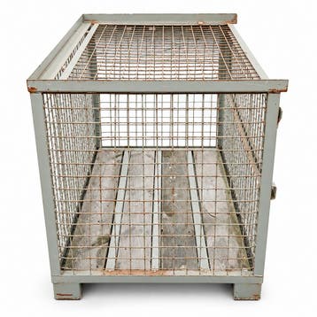 Gaascontainer / gitterbox met klep en deksel 1235x840x975 mm, Ophalen of Verzenden