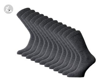 12 paar SQOTTON Werksokken - Heavy - Antraciet, Kleding | Heren, Verzenden, Nieuw