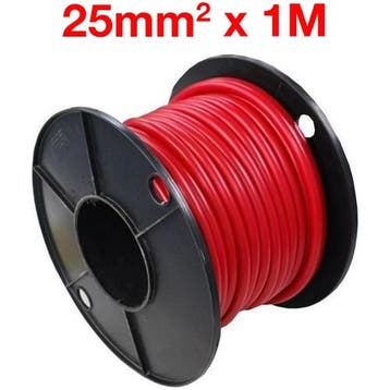 Accukabel 25Mm2 Rood (Per Meter), Verzenden, Nieuw