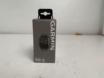 Garmin Venu Sq 40 mm grijs op siliconenbandje leisteen, Verzenden, Nieuw, Garmin