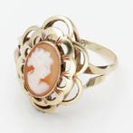 Ring - 14 karaat Geel goud - Camée, Nieuw