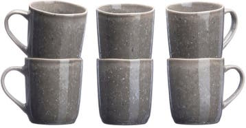 2dekans | Bjorn Stellar mok - grijs - 40 cl - 9x10x9 cm -, Ophalen of Verzenden, Gebruikt