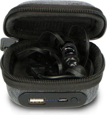 Sweatproof Bluetooth® oordopjes - Inclusief powerbank case -, Verzenden, Zo goed als nieuw