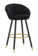 BARKRUK PRAAG NERO CM 55X56X104, Huis en Inrichting, Barkrukken, Ophalen of Verzenden, Nieuw