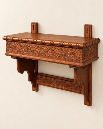 Wandtafel - Hout - Houten wand console