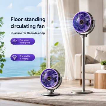 3-in-1 Verstelbare Luchtcirculatie Ventilator – 5 Snelheden, Verzenden, Nieuw