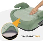 Zitverhoger isofix - Stoelverhoger auto - 6-12 jaar - Groen, Kinderen en Baby's, Autostoeltjes, Verzenden, Zo goed als nieuw