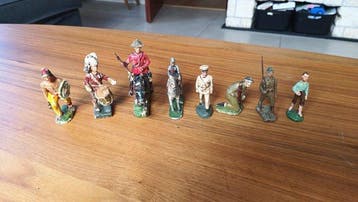 CURSO - Militaire miniatuur beeldjes - Set of painted metal, Nieuw