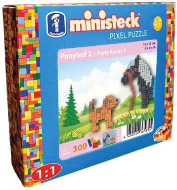Feuchtmann - 36585 - Ministeck Pony Farm 2 - Pony en Hond, Verzenden, Nieuw, Knutselen