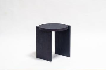 Studio Yann Gandon - Kruk - Ash - Shift Stool - Donkerblauw