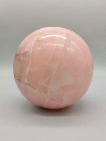 Extra grote museumkwaliteit Mangano-pink calcietbol met