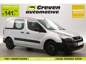 Peugeot Partner 1.6 BlueHDi | Marge | Airco | Cruise |, Euro 6, Nieuw, Zilver of Grijs, Lease