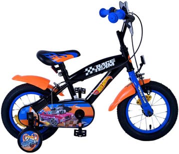 Hot Wheels Kinderfiets - Jongens - 12 inch - Zwart Oranje, Fietsen en Brommers, Fietsen | Kinderfietsjes, Verzenden, Nieuw