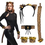 Set Cute Leopard Brown Dames, Ophalen of Verzenden, Nieuw