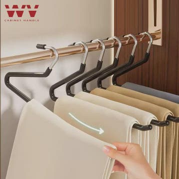 Anti-slip Gansvormige Broekenhanger - Ruimtebesparend Kledin, Verzenden, Nieuw