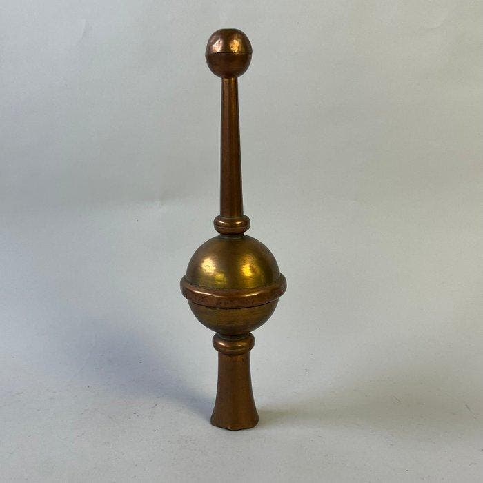 Decoratief ornament - Antieke massief messing pinakel /, Antiek en Kunst, Antiek | Overige Antiek