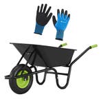 Kruiwagen 100 Liter - Luchtbanden - Zwart - Max. 210 KG - In, Verzenden, Nieuw