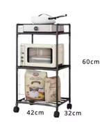 Vloerstaand Opbergrek op Wielen – Voor Keuken & Badkamer, Verzenden, Nieuw