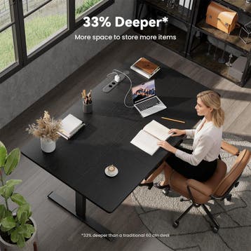 Zit sta bureau - Elektrisch - Verstelbaar - 120x60 cm - Zwar, Verzenden, Zo goed als nieuw