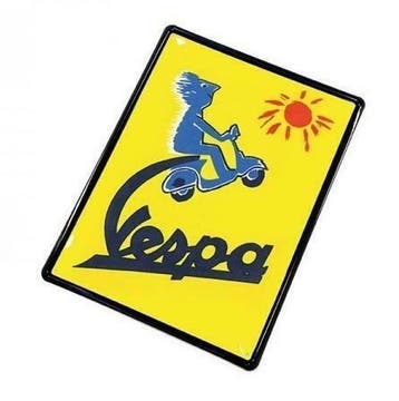 Vespa reclamebord, Verzamelen, Merken en Reclamevoorwerpen, Verzenden, Nieuw