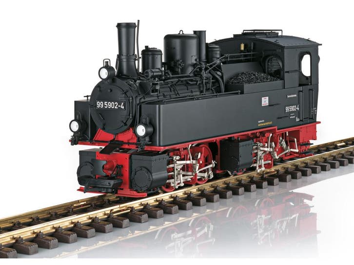 LGB 26593 DR Dampflok 99 5902 (Stoomlocomotieven), Hobby en Vrije tijd, Modeltreinen | Overige schalen, Overige typen, Nieuw, LGB