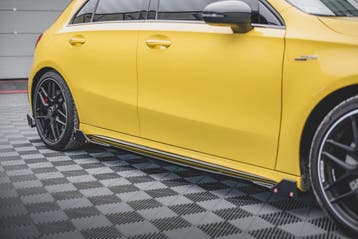 Maxton Side Skirts Diffusers V.2 met Flaps Mercedes-AMG A45, Verzenden, Nieuw