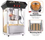 Popcorn Machine 8oz 48 Cups met Verwarming en LED, Verzenden, Nieuw