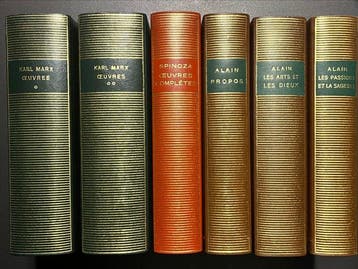 Alain; Baruch Spinoza; Karl Marx - Bibliothèque de la