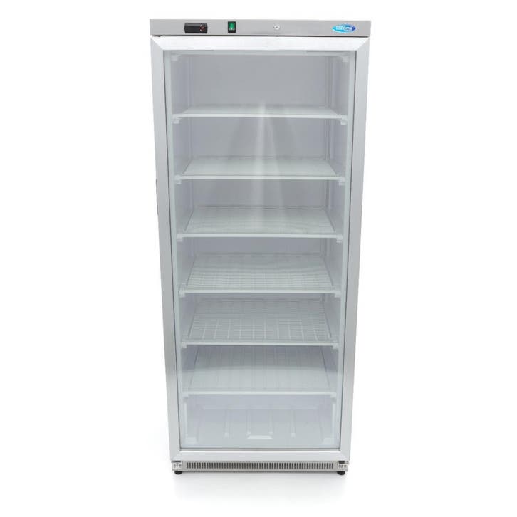 Vrieskast - 600 L - Rvs - met Glazen Deur, Zakelijke goederen, Horeca | Keukenapparatuur, Verzenden