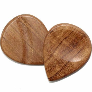 Teak handgemaakte houten plectrum, Ophalen of Verzenden, Nieuw