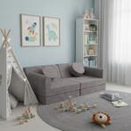 Kinderbank Kayo - Corduroy - Incl. Kussens - Lichtgrijs, Verzenden, Nieuw