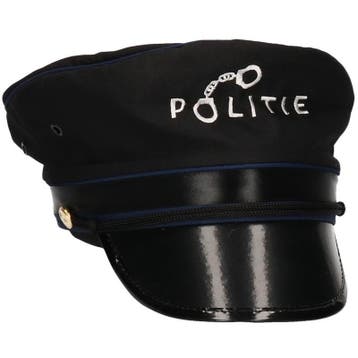 Politie carnaval verkleed pet volwassenen - Politiepetten, Ophalen of Verzenden, Nieuw