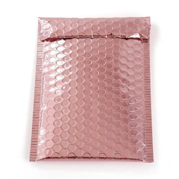 1 x Metallic luchtkussen envelop kleur: Rosy Brown A . af..., Diversen, Ophalen of Verzenden, Nieuw