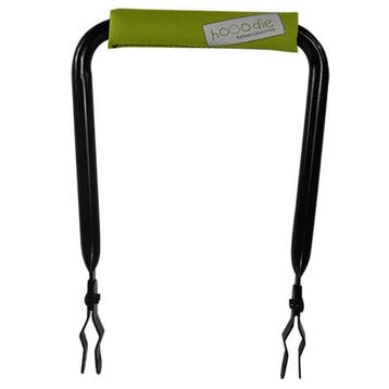Hooodie Rugsteun Rugleuning  zwart met Lime Solid rugkussent, Verzenden, Nieuw