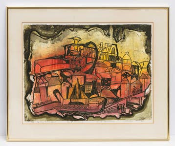 Schilderij van Jimoh Buraimoh (1943), Ophalen