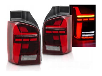 LED achterlichten Red dynamisch geschikt voor VW T5, Verzenden, Nieuw, Volkswagen