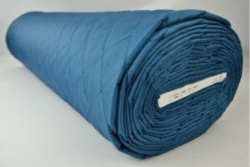Gewatteerde voering – Donker petrol, Overige kleuren, 120 cm of meer, Ophalen of Verzenden, Polyester