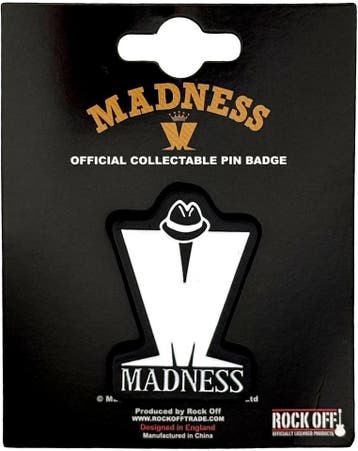 Madness - M Logo - Pin officiële merchandise, Ophalen of Verzenden, Nieuw, Kleding