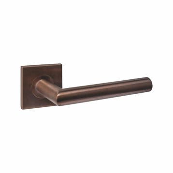 Intersteel deurkruk Q 04 op rozet vierkant verdekt 53x53x6mm, Verzenden, Nieuw
