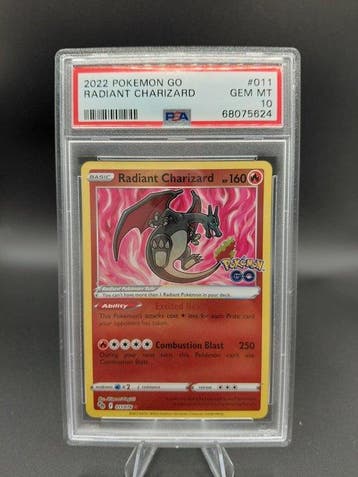 Pokémon - 1 Graded card - Radiant Charizard 011 Promo card -, Nieuw
