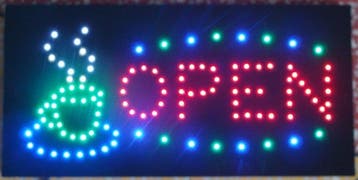 Coffee koffie lamp LED verlichting reclame bord lichtbak #C, Verzenden, Nieuw