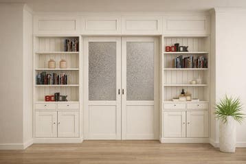 Ensuite kasten op maat | Gegrond beuken | Eiken of noten, Huis en Inrichting, Nieuw, Overige houtsoorten, Strak en authentieke stijl ensuite kasten