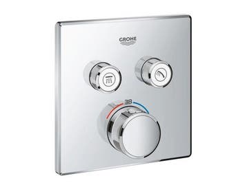 Veiling - Grohe inbouwthermostaat met 2 functies Smartcontro, Nieuw